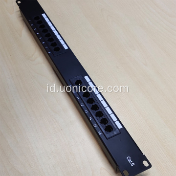 Jaringan rumah CAT6 patch panel 16 port